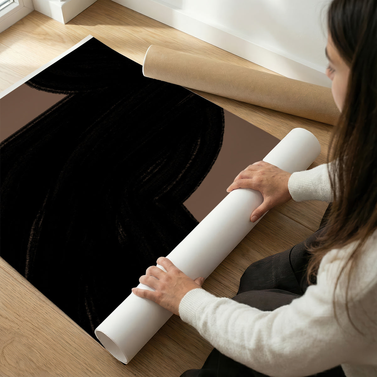 TAWミッドセンチュリーモダン アブストラクトTAW Mid Century Modern Abstract Art Poster No.032