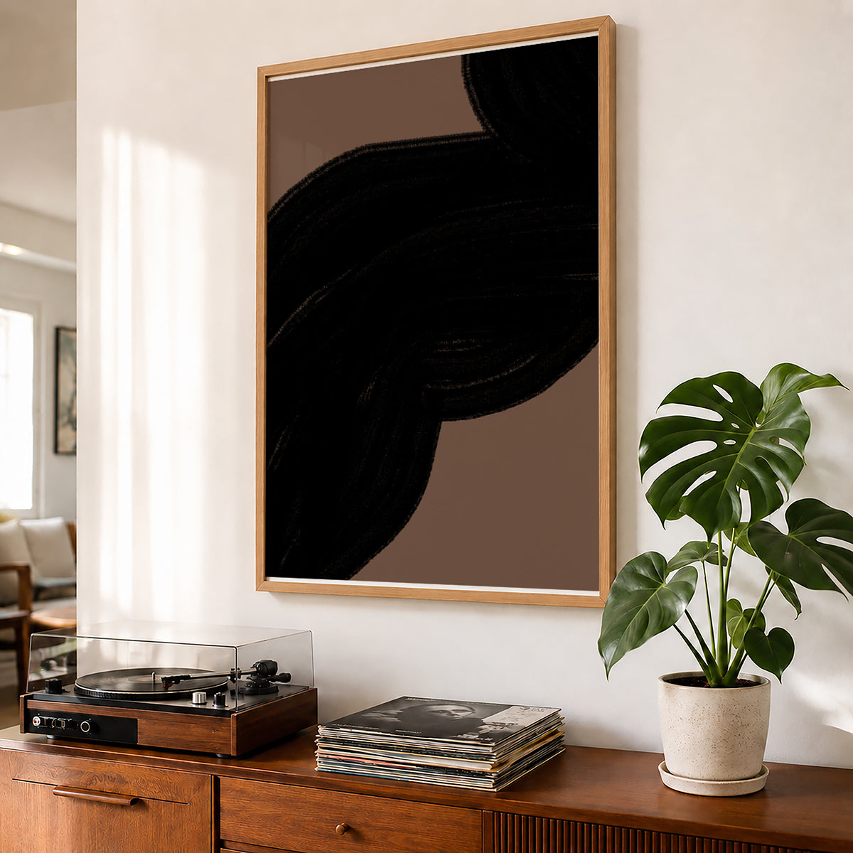 TAWミッドセンチュリーモダン アブストラクトTAW Mid Century Modern Abstract Art Poster No.032