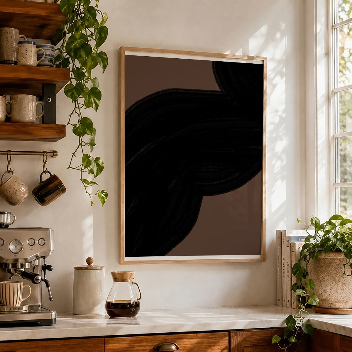 TAWミッドセンチュリーモダン アブストラクトTAW Mid Century Modern Abstract Art Poster No.032