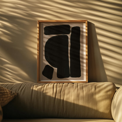 TAWミッドセンチュリーモダン アブストラクトTAW Mid Century Modern Abstract Art Poster No.033