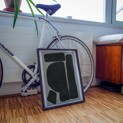 TAWミッドセンチュリーモダン アブストラクトTAW Mid Century Modern Abstract Art Poster No.033