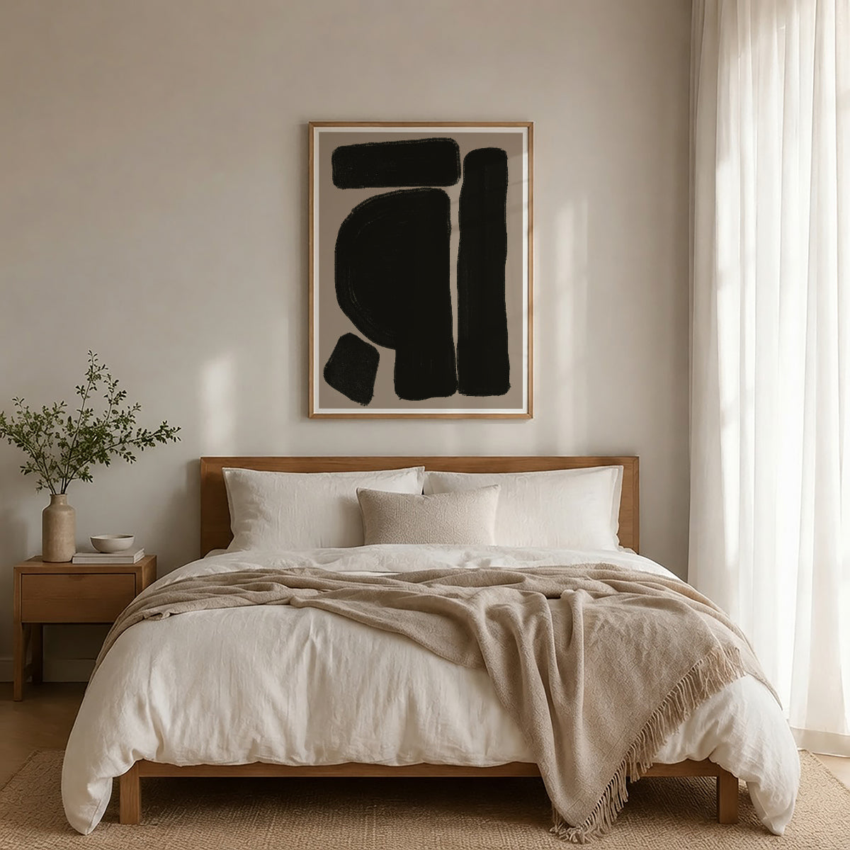 TAWミッドセンチュリーモダン アブストラクトTAW Mid Century Modern Abstract Art Poster No.033