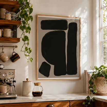 TAWミッドセンチュリーモダン アブストラクトTAW Mid Century Modern Abstract Art Poster No.033