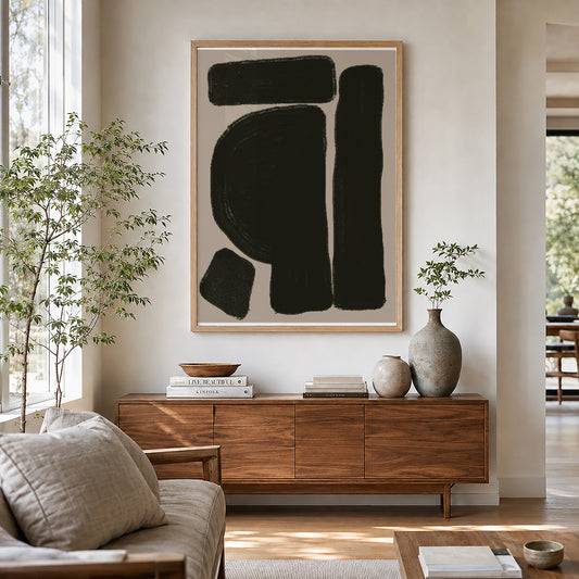 TAWミッドセンチュリーモダン アブストラクトTAW Mid Century Modern Abstract Art Poster No.033