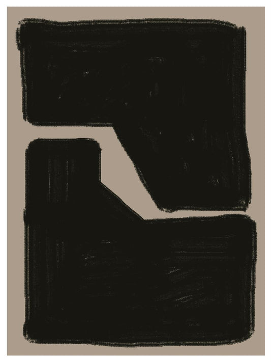 TAWミッドセンチュリーモダン アブストラクトTAW Mid Century Modern Abstract Art Poster No.034