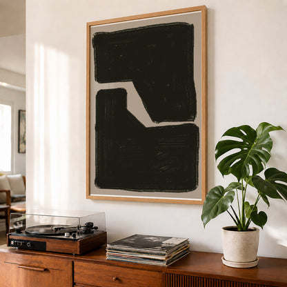 TAWミッドセンチュリーモダン アブストラクトTAW Mid Century Modern Abstract Art Poster No.034
