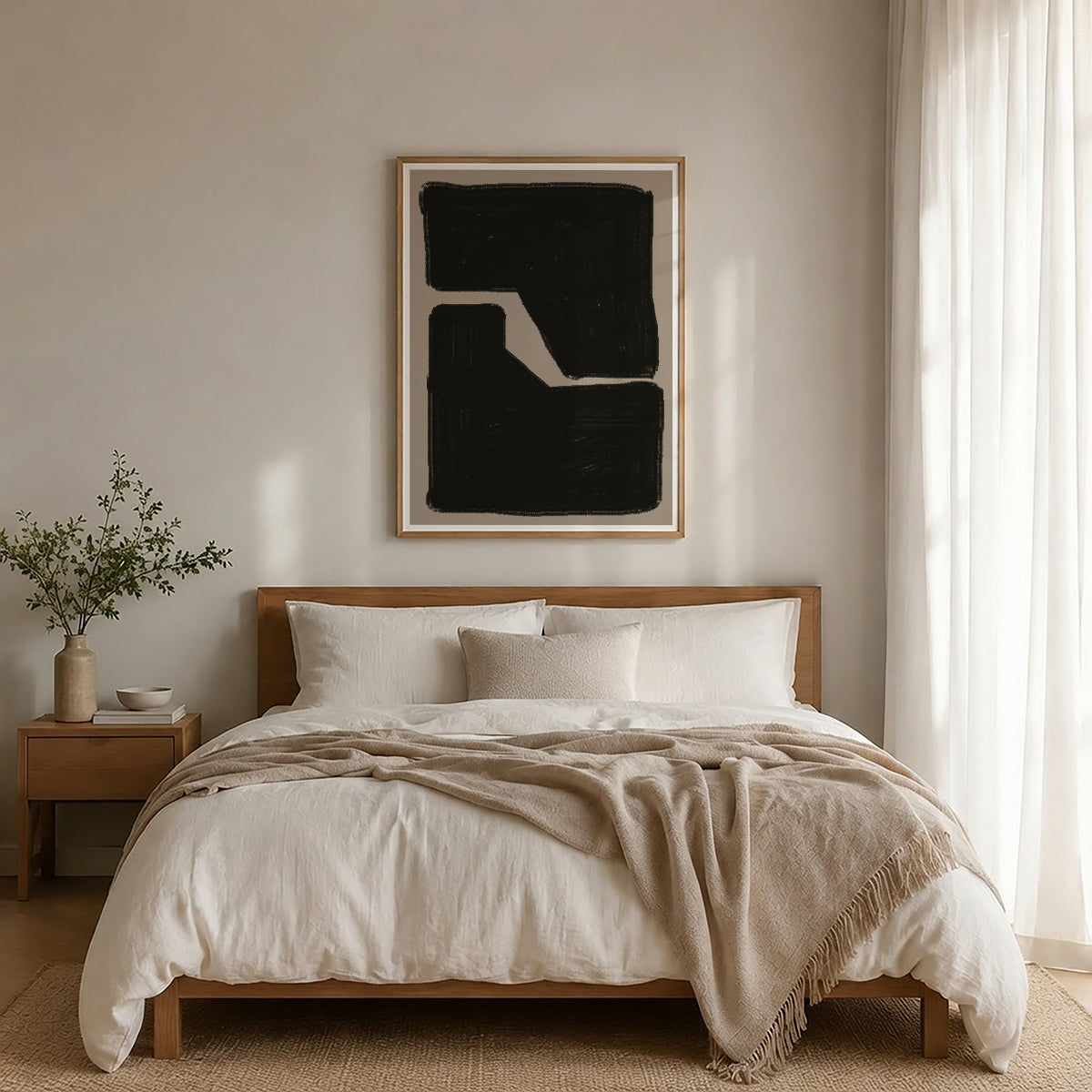 TAWミッドセンチュリーモダン アブストラクトTAW Mid Century Modern Abstract Art Poster No.034