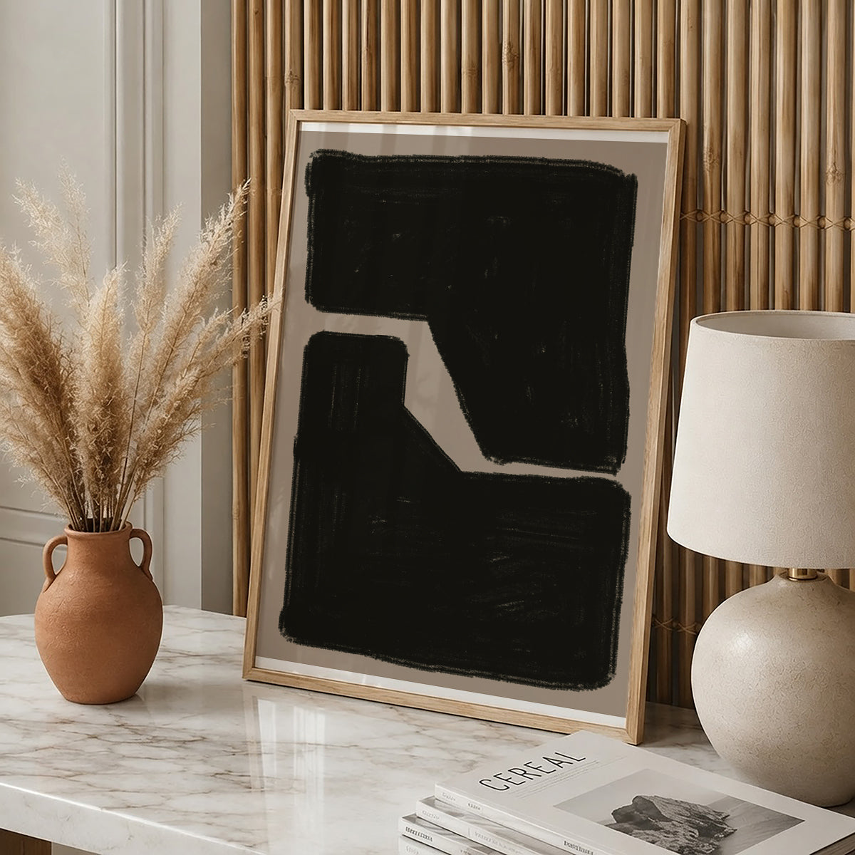 TAWミッドセンチュリーモダン アブストラクトTAW Mid Century Modern Abstract Art Poster No.034