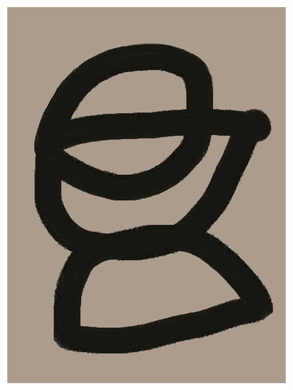 TAWミッドセンチュリーモダン アブストラクトTAW Mid Century Modern Abstract Art Poster No.035