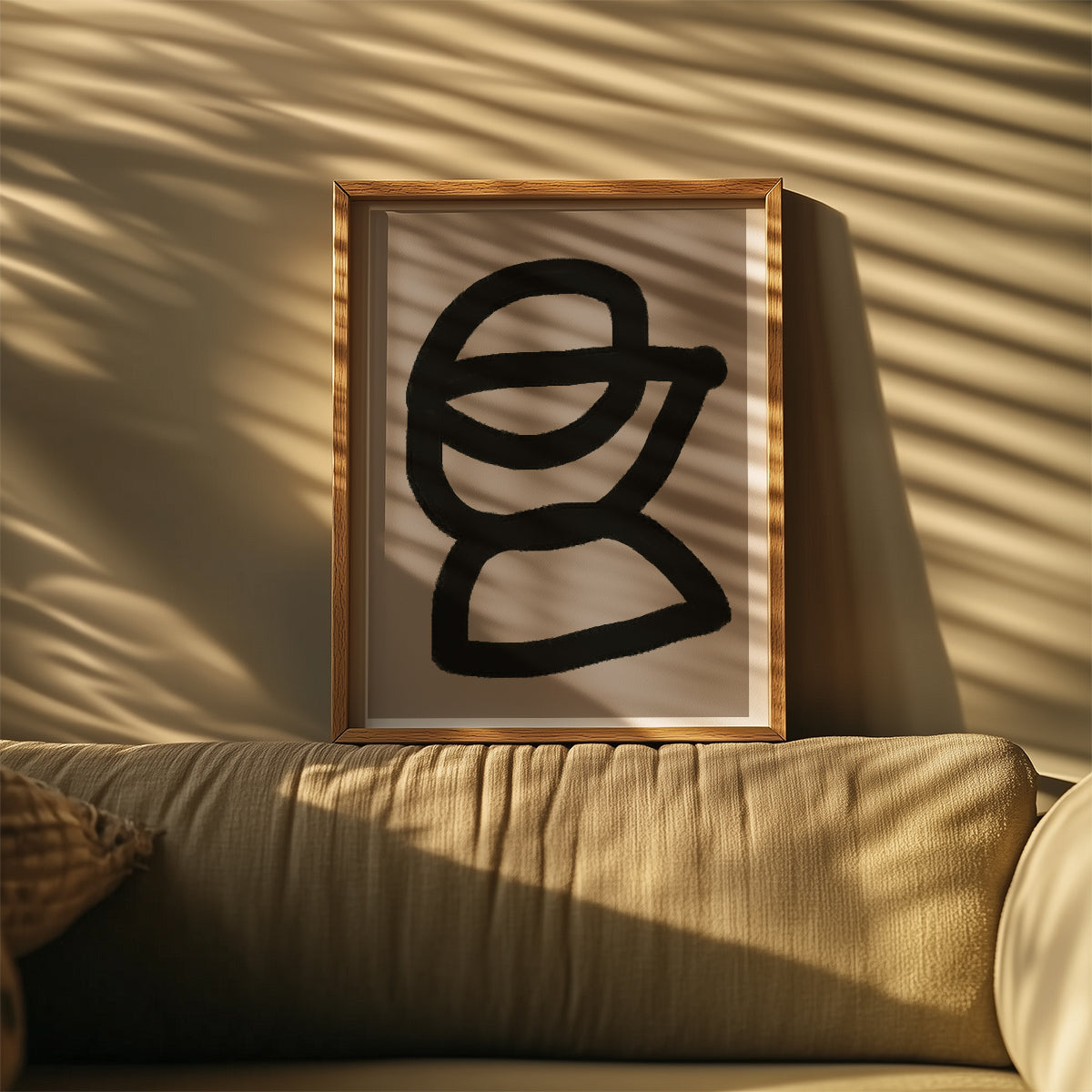 TAWミッドセンチュリーモダン アブストラクトTAW Mid Century Modern Abstract Art Poster No.035