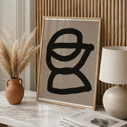 TAWミッドセンチュリーモダン アブストラクトTAW Mid Century Modern Abstract Art Poster No.035