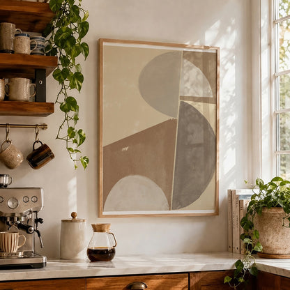 TAWミッドセンチュリーモダン アブストラクトTAW Mid Century Modern Abstract Art Poster No.036