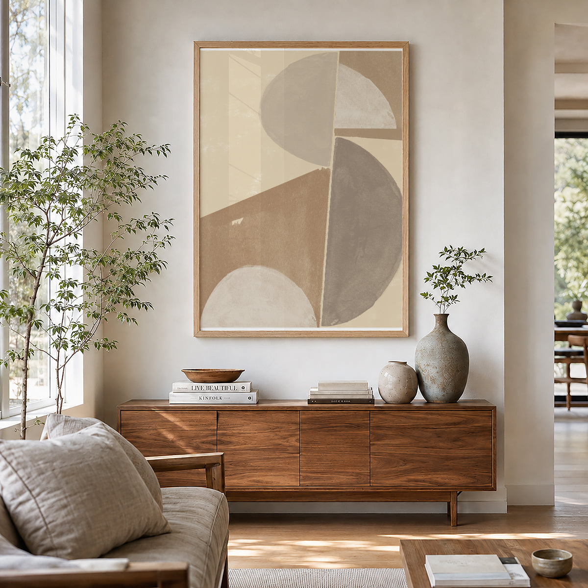 TAWミッドセンチュリーモダン アブストラクトTAW Mid Century Modern Abstract Art Poster No.036