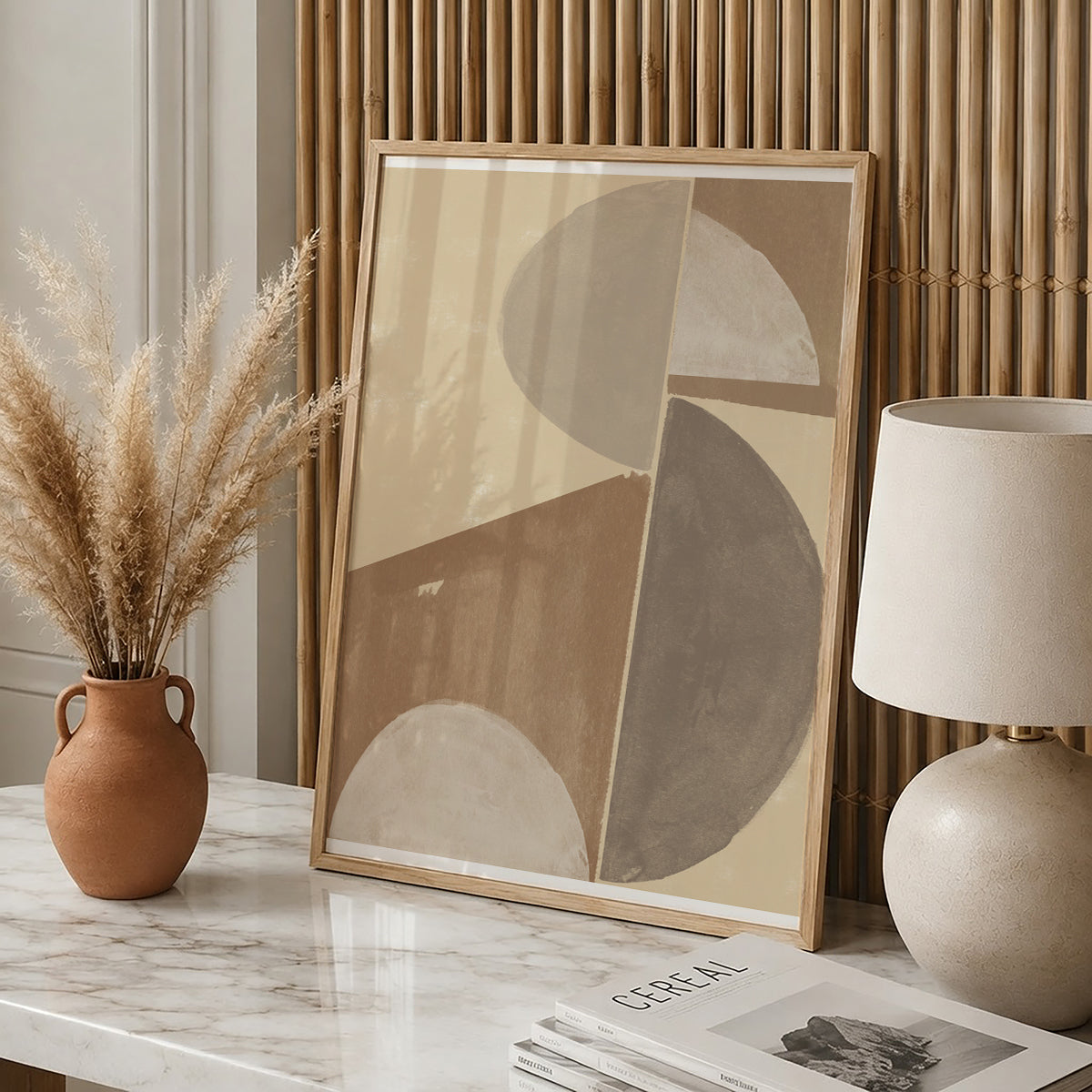 TAWミッドセンチュリーモダン アブストラクトTAW Mid Century Modern Abstract Art Poster No.036
