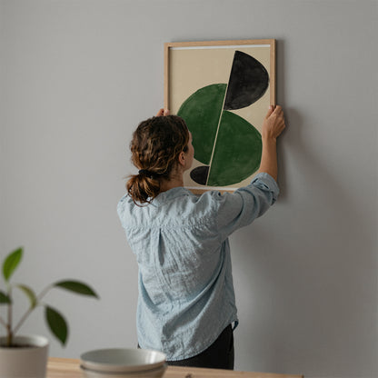 TAWミッドセンチュリーモダン アブストラクトTAW Mid Century Modern Abstract Art Poster No.037