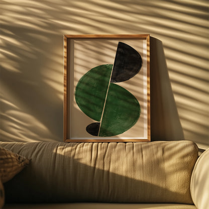 TAWミッドセンチュリーモダン アブストラクトTAW Mid Century Modern Abstract Art Poster No.037