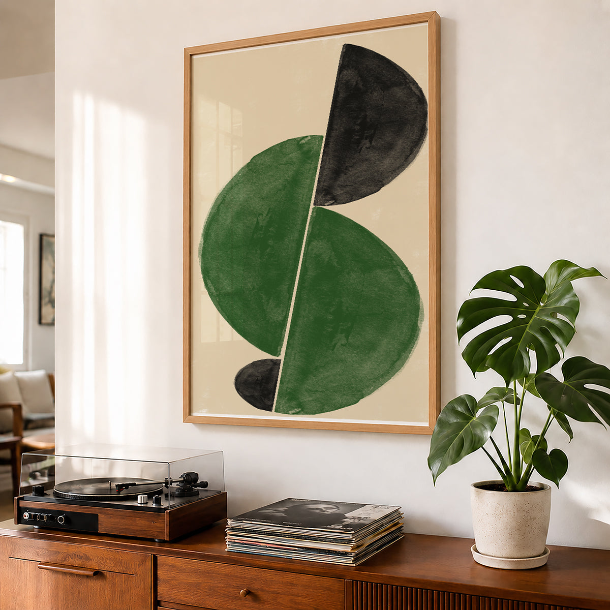 TAWミッドセンチュリーモダン アブストラクトTAW Mid Century Modern Abstract Art Poster No.037