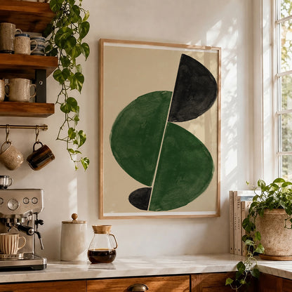 TAWミッドセンチュリーモダン アブストラクトTAW Mid Century Modern Abstract Art Poster No.037