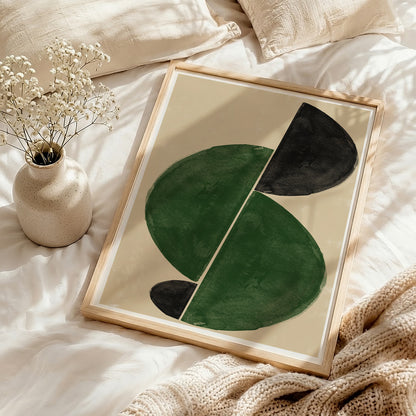 TAWミッドセンチュリーモダン アブストラクトTAW Mid Century Modern Abstract Art Poster No.037