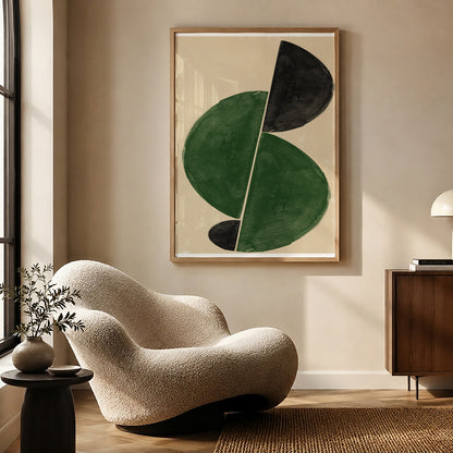 TAWミッドセンチュリーモダン アブストラクトTAW Mid Century Modern Abstract Art Poster No.037