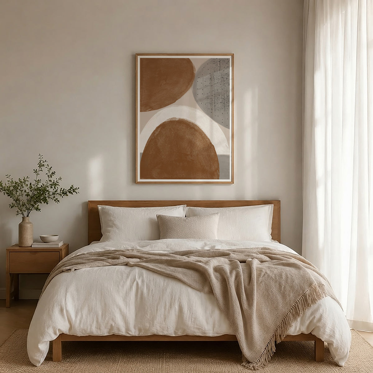 TAWミッドセンチュリーモダン アブストラクトTAW Mid Century Modern Abstract Art Poster No.038