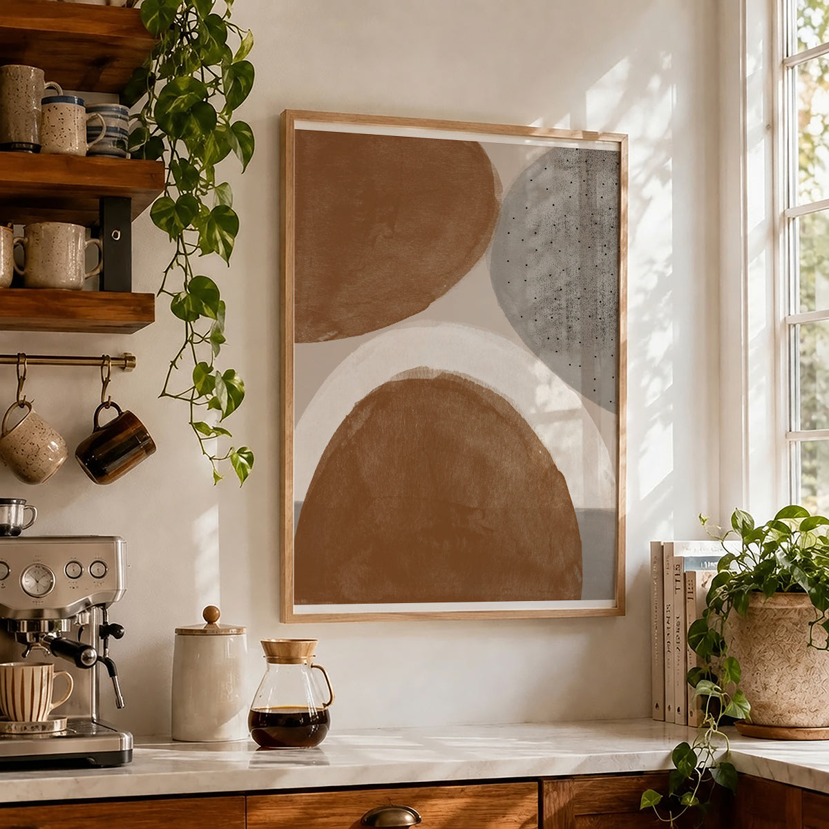TAWミッドセンチュリーモダン アブストラクトTAW Mid Century Modern Abstract Art Poster No.038