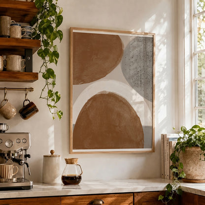 TAWミッドセンチュリーモダン アブストラクトTAW Mid Century Modern Abstract Art Poster No.038