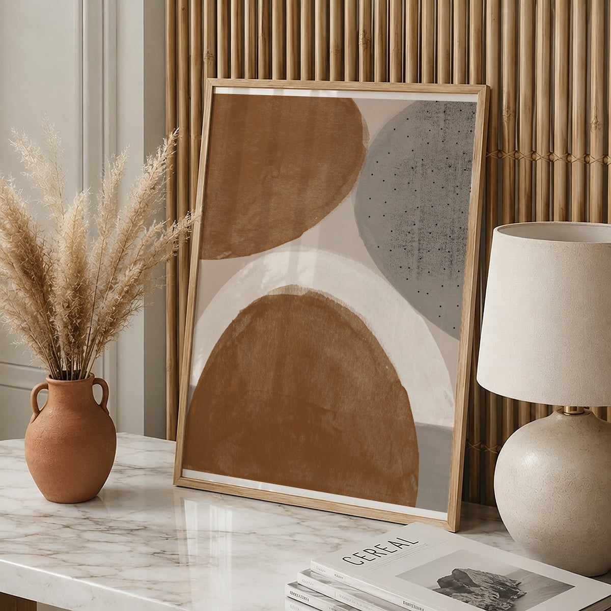 TAWミッドセンチュリーモダン アブストラクトTAW Mid Century Modern Abstract Art Poster No.038