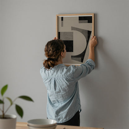 TAWミッドセンチュリーモダン アブストラクトTAW Mid Century Modern Abstract Art Poster No.039