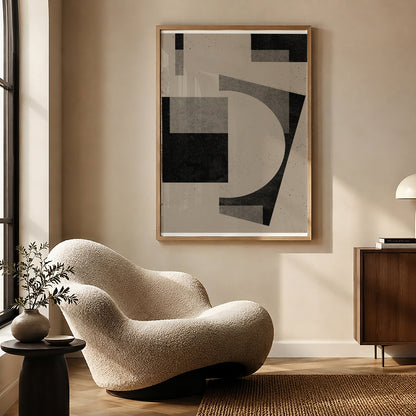TAWミッドセンチュリーモダン アブストラクトTAW Mid Century Modern Abstract Art Poster No.039