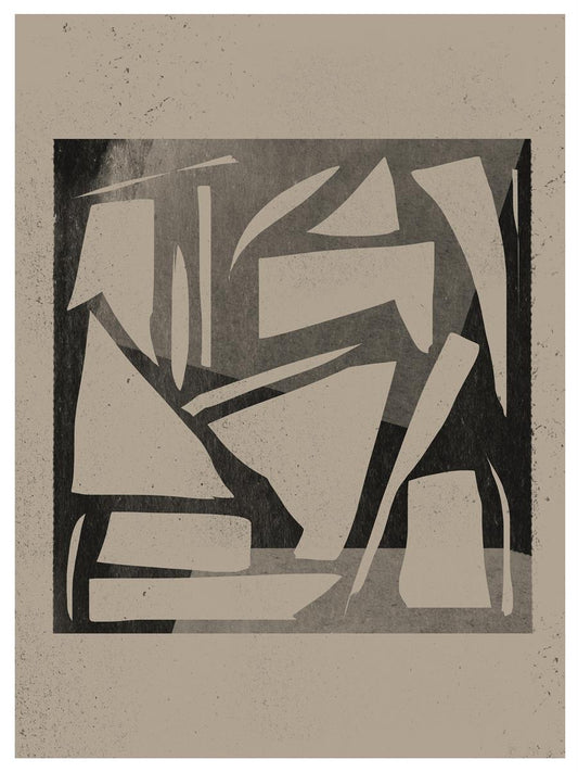 TAWミッドセンチュリーモダン アブストラクトTAW Mid Century Modern Abstract Art Poster No.040
