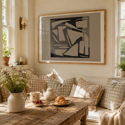 TAWミッドセンチュリーモダン アブストラクトTAW Mid Century Modern Abstract Art Poster No.040