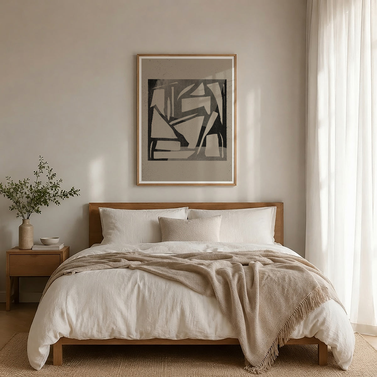 TAWミッドセンチュリーモダン アブストラクトTAW Mid Century Modern Abstract Art Poster No.040