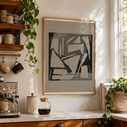 TAWミッドセンチュリーモダン アブストラクトTAW Mid Century Modern Abstract Art Poster No.040