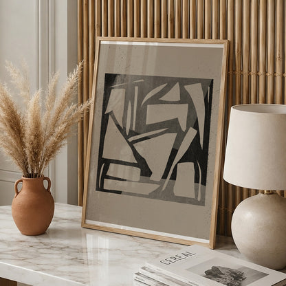 TAWミッドセンチュリーモダン アブストラクトTAW Mid Century Modern Abstract Art Poster No.040