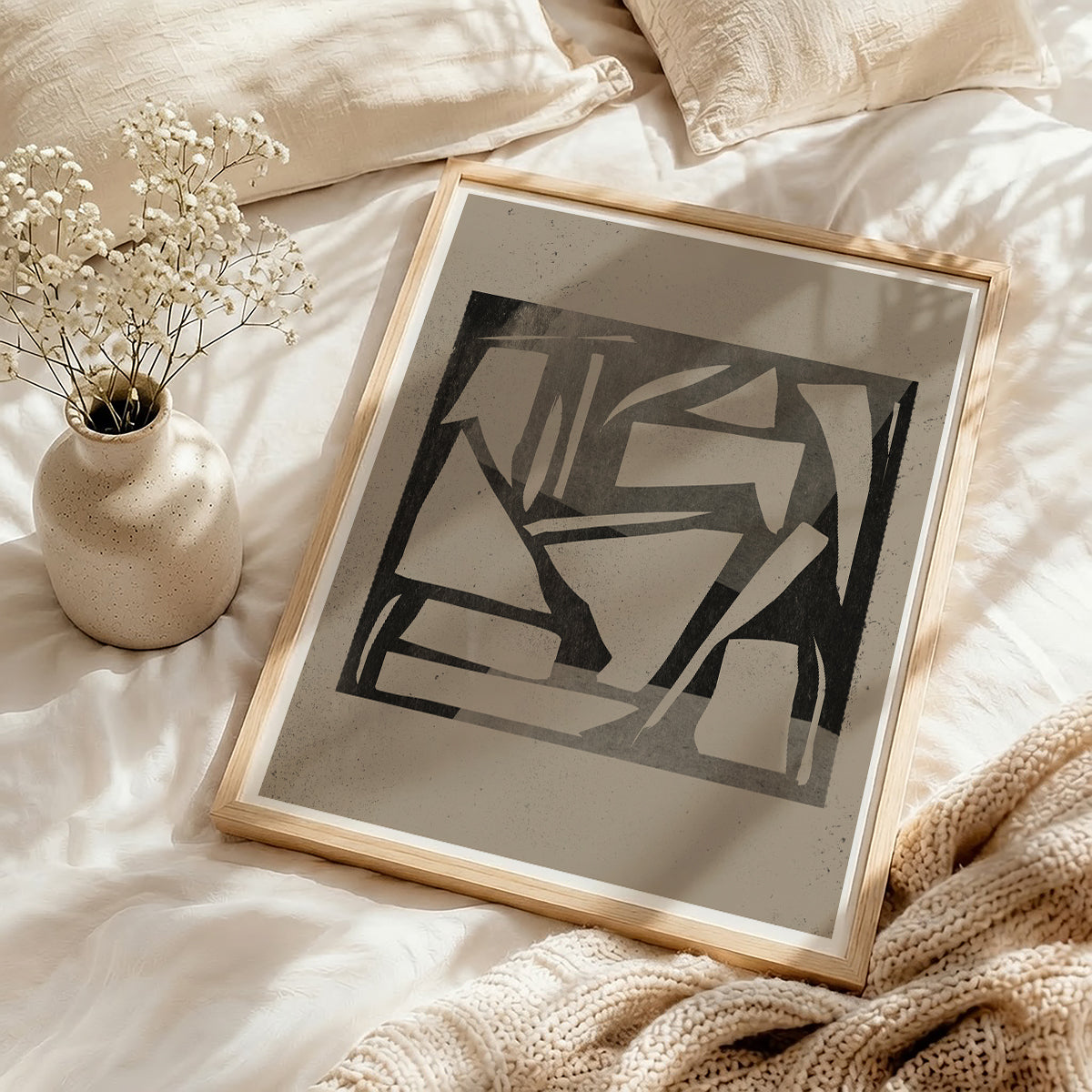TAWミッドセンチュリーモダン アブストラクトTAW Mid Century Modern Abstract Art Poster No.040