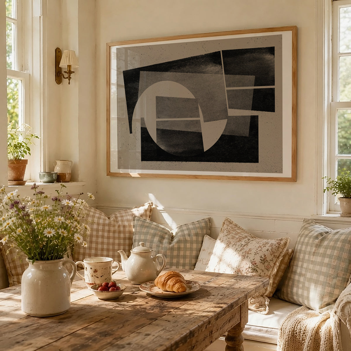 TAWミッドセンチュリーモダン アブストラクトTAW Mid Century Modern Abstract Art Poster No.041