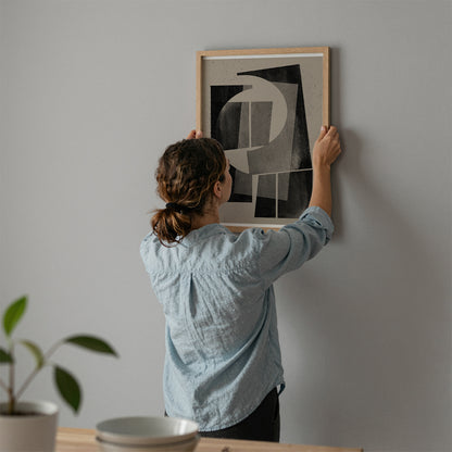 TAWミッドセンチュリーモダン アブストラクトTAW Mid Century Modern Abstract Art Poster No.041