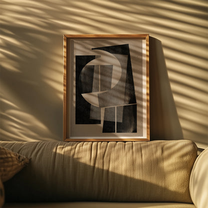TAWミッドセンチュリーモダン アブストラクトTAW Mid Century Modern Abstract Art Poster No.041