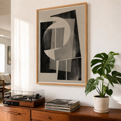 TAWミッドセンチュリーモダン アブストラクトTAW Mid Century Modern Abstract Art Poster No.041