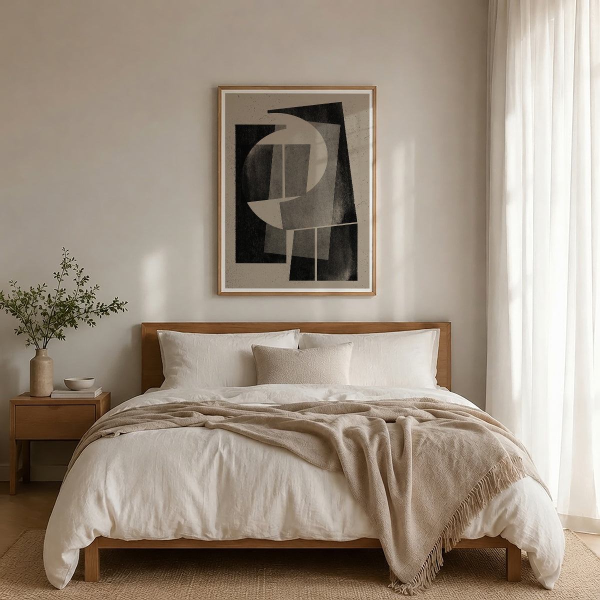 TAWミッドセンチュリーモダン アブストラクトTAW Mid Century Modern Abstract Art Poster No.041