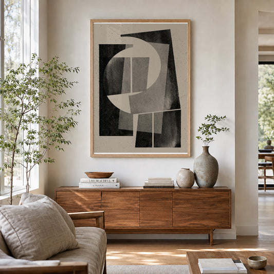 TAWミッドセンチュリーモダン アブストラクトTAW Mid Century Modern Abstract Art Poster No.041