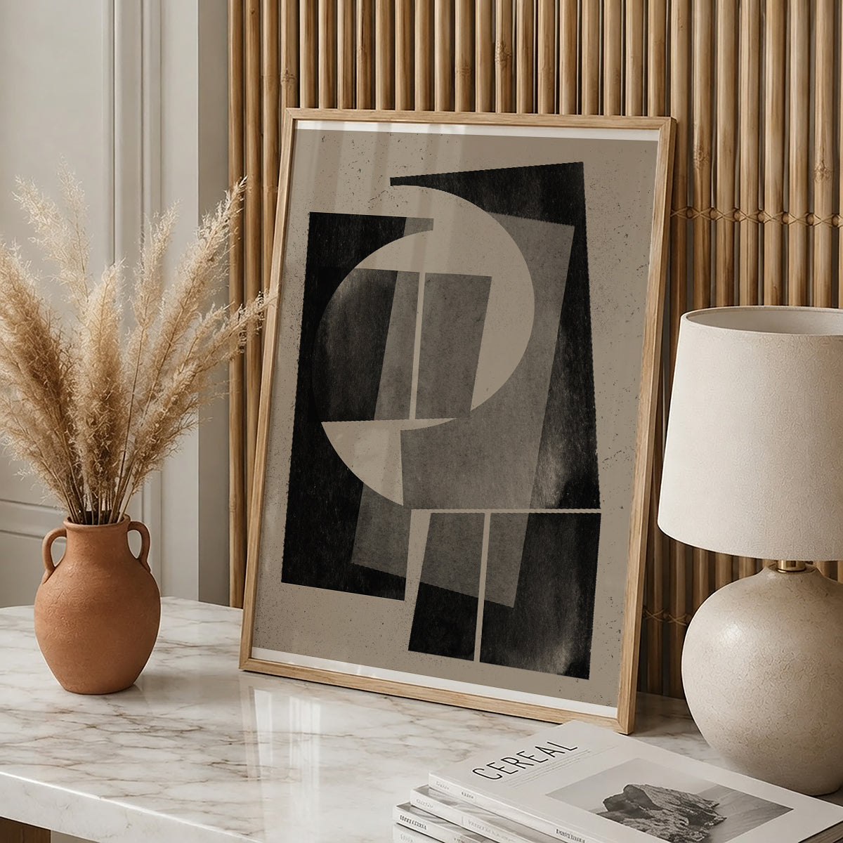 TAWミッドセンチュリーモダン アブストラクトTAW Mid Century Modern Abstract Art Poster No.041