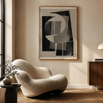 TAWミッドセンチュリーモダン アブストラクトTAW Mid Century Modern Abstract Art Poster No.041