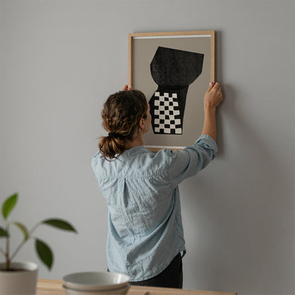 TAWミッドセンチュリーモダン アブストラクトTAW Mid Century Modern Abstract Art Poster No.042