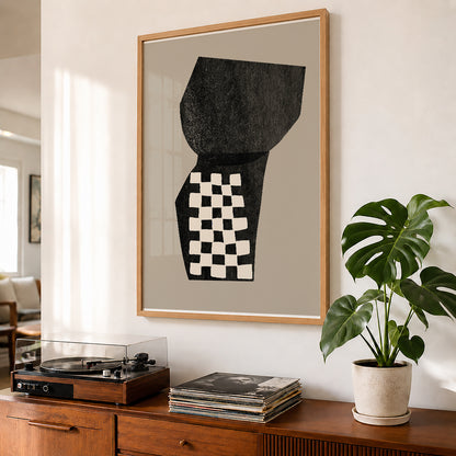 TAWミッドセンチュリーモダン アブストラクトTAW Mid Century Modern Abstract Art Poster No.042