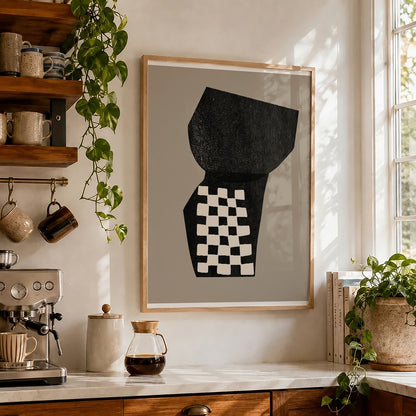 TAWミッドセンチュリーモダン アブストラクトTAW Mid Century Modern Abstract Art Poster No.042