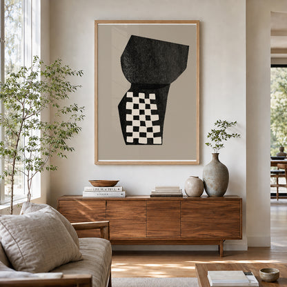 TAWミッドセンチュリーモダン アブストラクトTAW Mid Century Modern Abstract Art Poster No.042