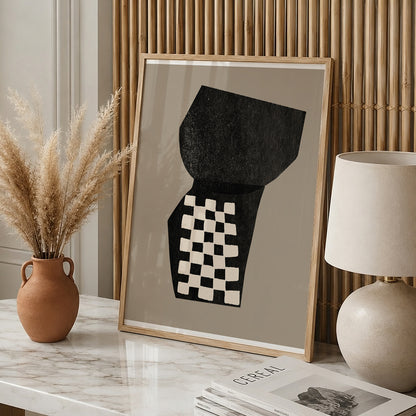 TAWミッドセンチュリーモダン アブストラクトTAW Mid Century Modern Abstract Art Poster No.042