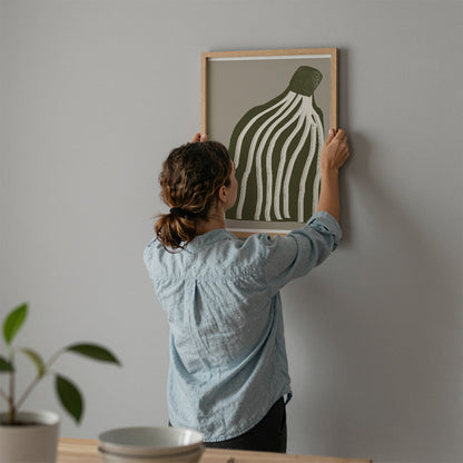 TAWミッドセンチュリーモダン アブストラクトTAW Mid Century Modern Abstract Art Poster No.043